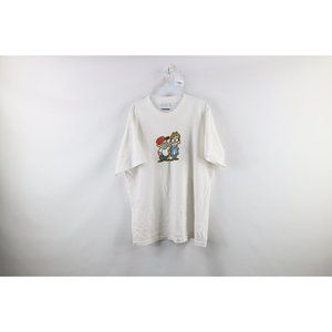 Vintage 90s Fresh Jive Mens Large Streetwear Kick Me Double Sided T-Shirt USA